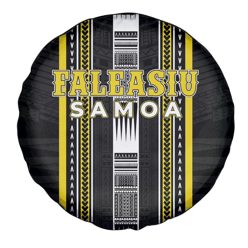 Faleasiu Samoa Spare Tire Cover Samoan Tribal Pattern