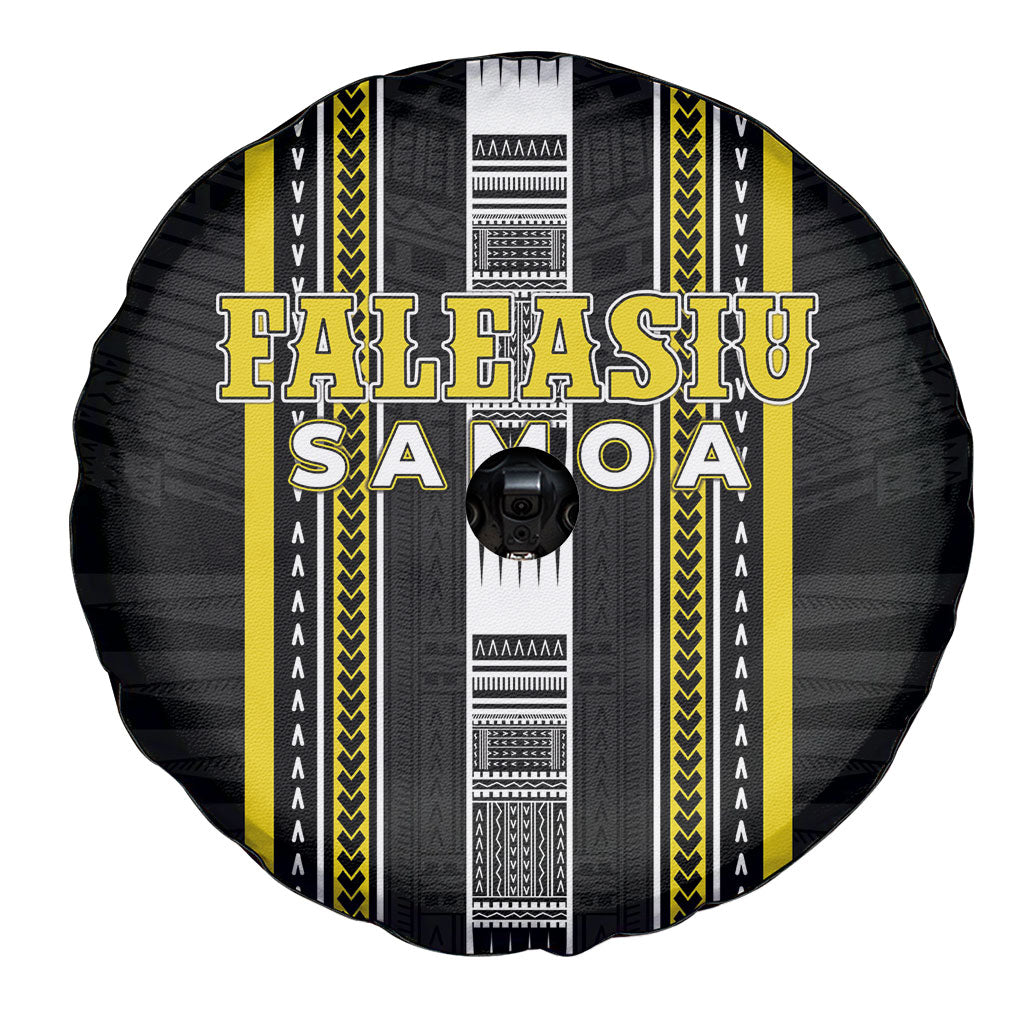 Faleasiu Samoa Spare Tire Cover Samoan Tribal Pattern