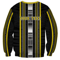 Personalised Faleasiu Samoa Sweatshirt Samoan Tribal Pattern LT05 - Polynesian Pride