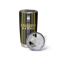 Personalised Faleasiu Samoa Tumbler Cup Samoan Tribal Pattern LT05 - Polynesian Pride