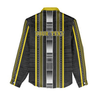 Personalised Faleasiu Samoa Women Casual Shirt Samoan Tribal Pattern LT05 - Polynesian Pride