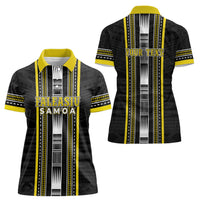 Personalised Faleasiu Samoa Women Polo Shirt Samoan Tribal Pattern LT05 - Polynesian Pride