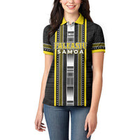 Personalised Faleasiu Samoa Women Polo Shirt Samoan Tribal Pattern LT05 - Polynesian Pride