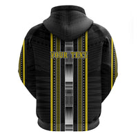 Personalised Faleasiu Samoa Zip Hoodie Samoan Tribal Pattern LT05 - Polynesian Pride