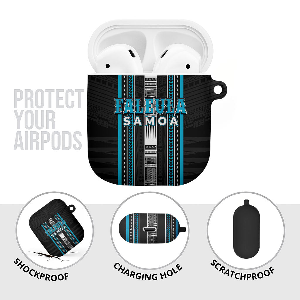 Faleula Samoa AirPods Case Samoan Tribal Pattern LT05 - Polynesian Pride