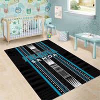 Faleula Samoa Area Rug Samoan Tribal Pattern LT05 - Polynesian Pride
