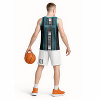 Personalised Faleula Samoa Basketball Jersey Samoan Tribal Pattern