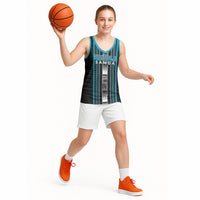 Personalised Faleula Samoa Basketball Jersey Samoan Tribal Pattern