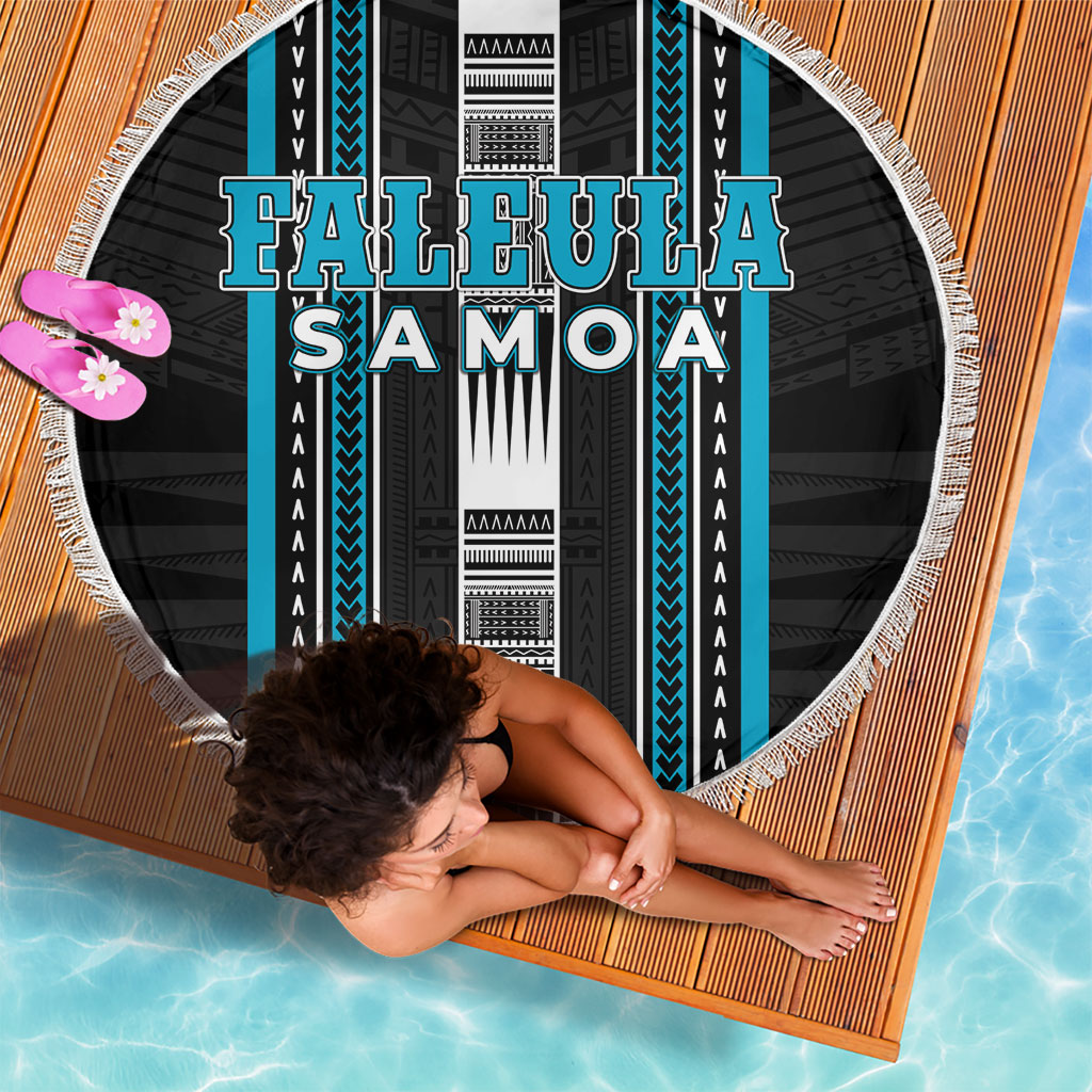 Faleula Samoa Beach Blanket Samoan Tribal Pattern LT05 - Polynesian Pride