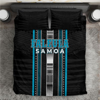 Faleula Samoa Bedding Set Samoan Tribal Pattern LT05 Blue - Polynesian Pride