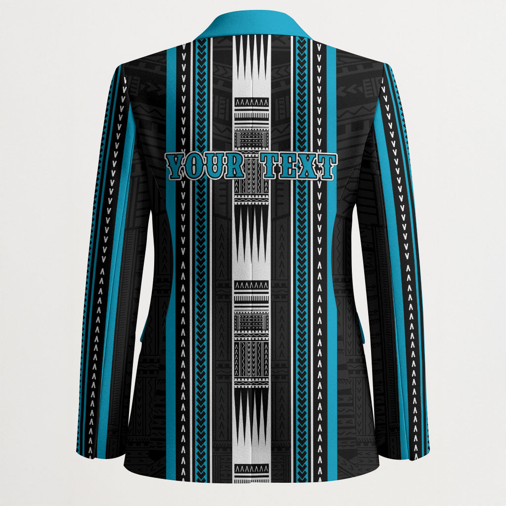 Personalised Faleula Samoa Blazer Samoan Tribal Pattern LT05 - Polynesian Pride