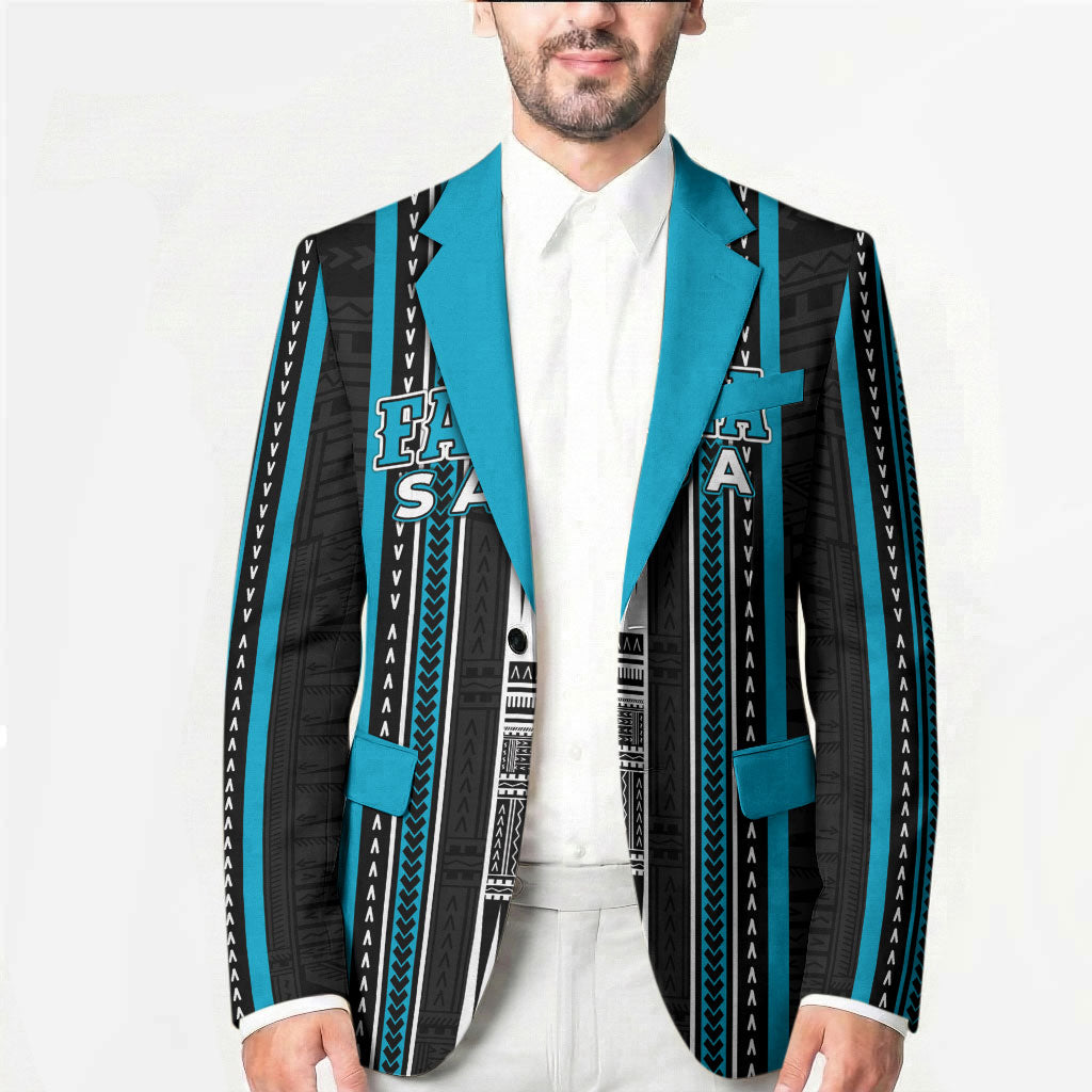 Personalised Faleula Samoa Blazer Samoan Tribal Pattern LT05 - Polynesian Pride