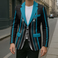 Personalised Faleula Samoa Blazer Samoan Tribal Pattern LT05 - Polynesian Pride