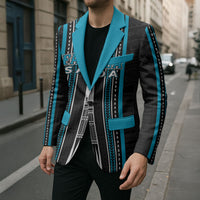 Personalised Faleula Samoa Blazer Samoan Tribal Pattern LT05 - Polynesian Pride