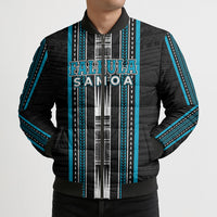 Personalised Faleula Samoa Bomber Puffer Jacket Samoan Tribal Pattern LT05 - Polynesian Pride