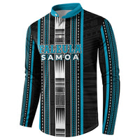 Personalised Faleula Samoa Button Sweatshirt Samoan Tribal Pattern LT05 - Polynesian Pride