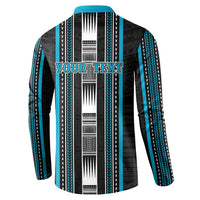 Personalised Faleula Samoa Button Sweatshirt Samoan Tribal Pattern LT05 - Polynesian Pride