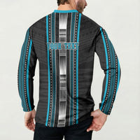 Personalised Faleula Samoa Button Sweatshirt Samoan Tribal Pattern LT05 - Polynesian Pride