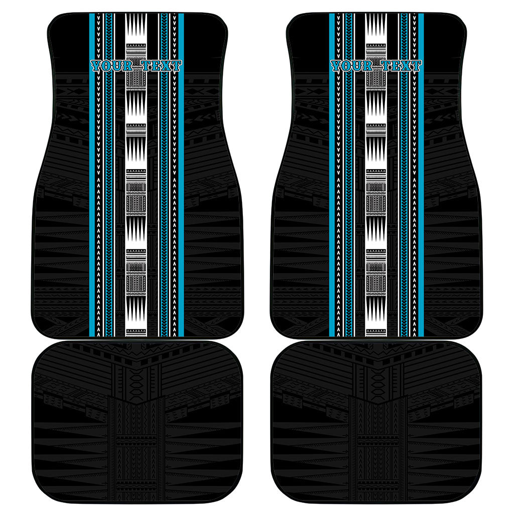 Personalised Faleula Samoa Car Mats Samoan Tribal Pattern