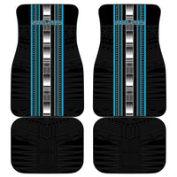 Personalised Faleula Samoa Car Mats Samoan Tribal Pattern