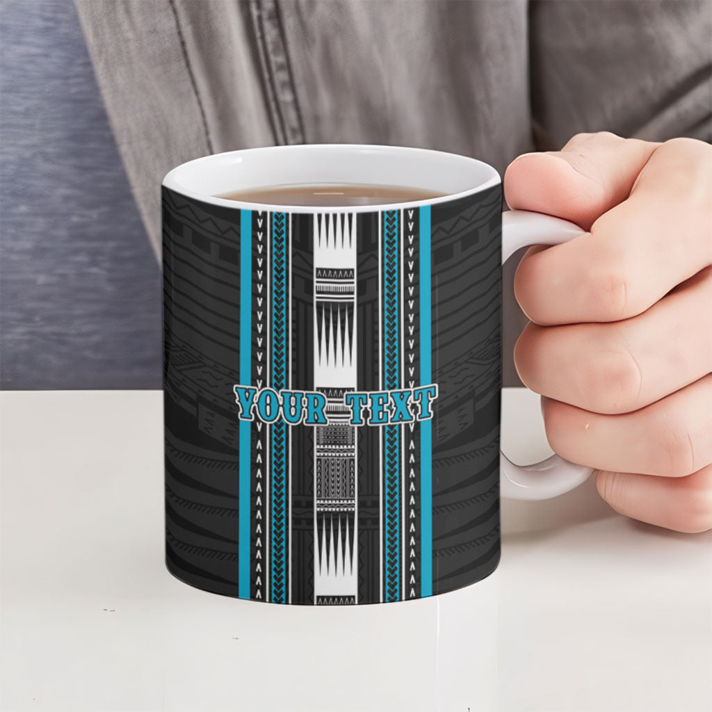 Personalised Faleula Samoa Ceramic Mug Samoan Tribal Pattern LT05 - Polynesian Pride
