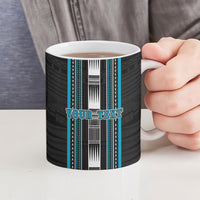 Personalised Faleula Samoa Ceramic Mug Samoan Tribal Pattern LT05 - Polynesian Pride