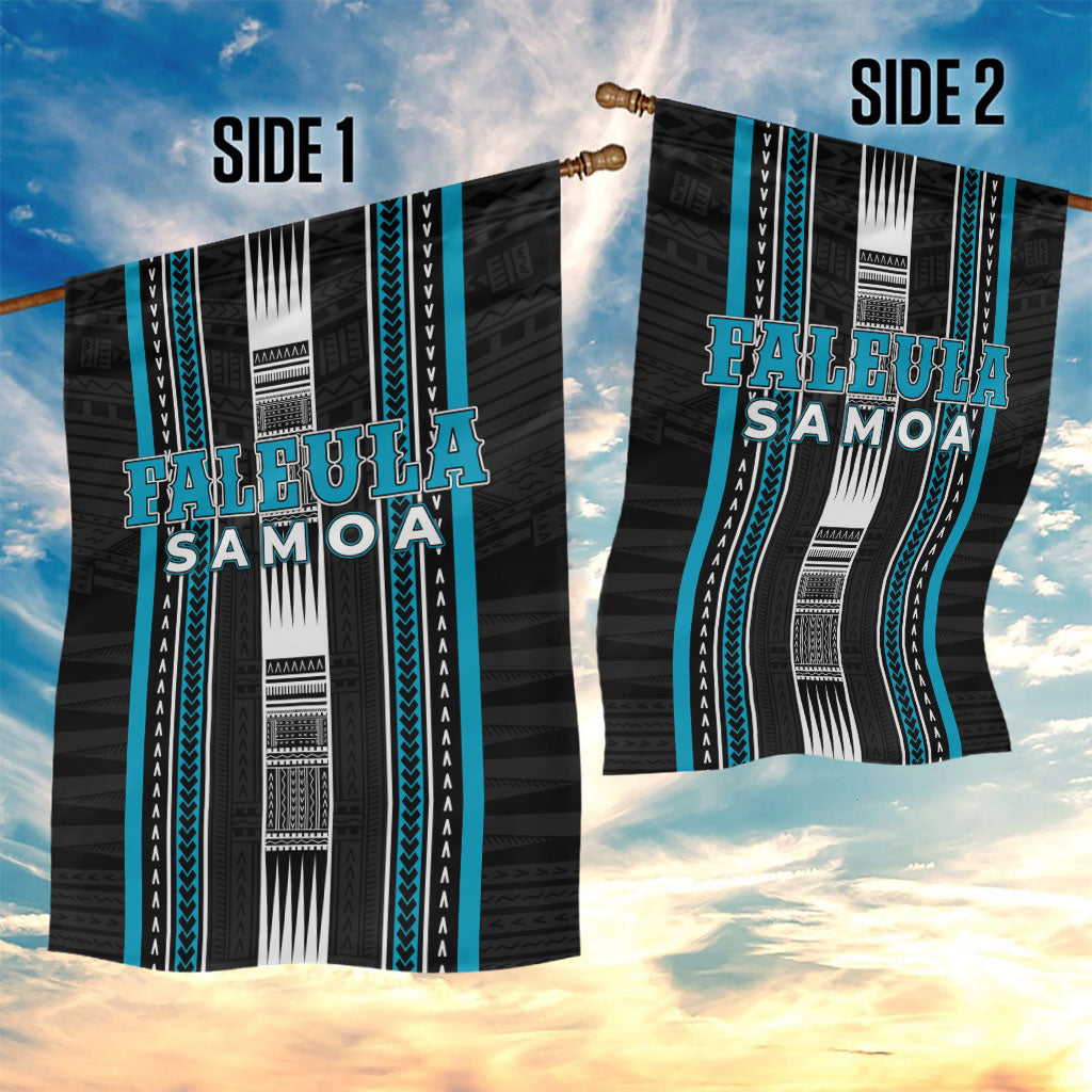 Faleula Samoa Garden Flag Samoan Tribal Pattern