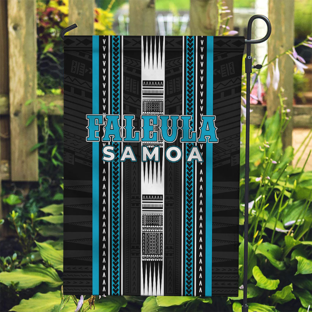 Faleula Samoa Garden Flag Samoan Tribal Pattern