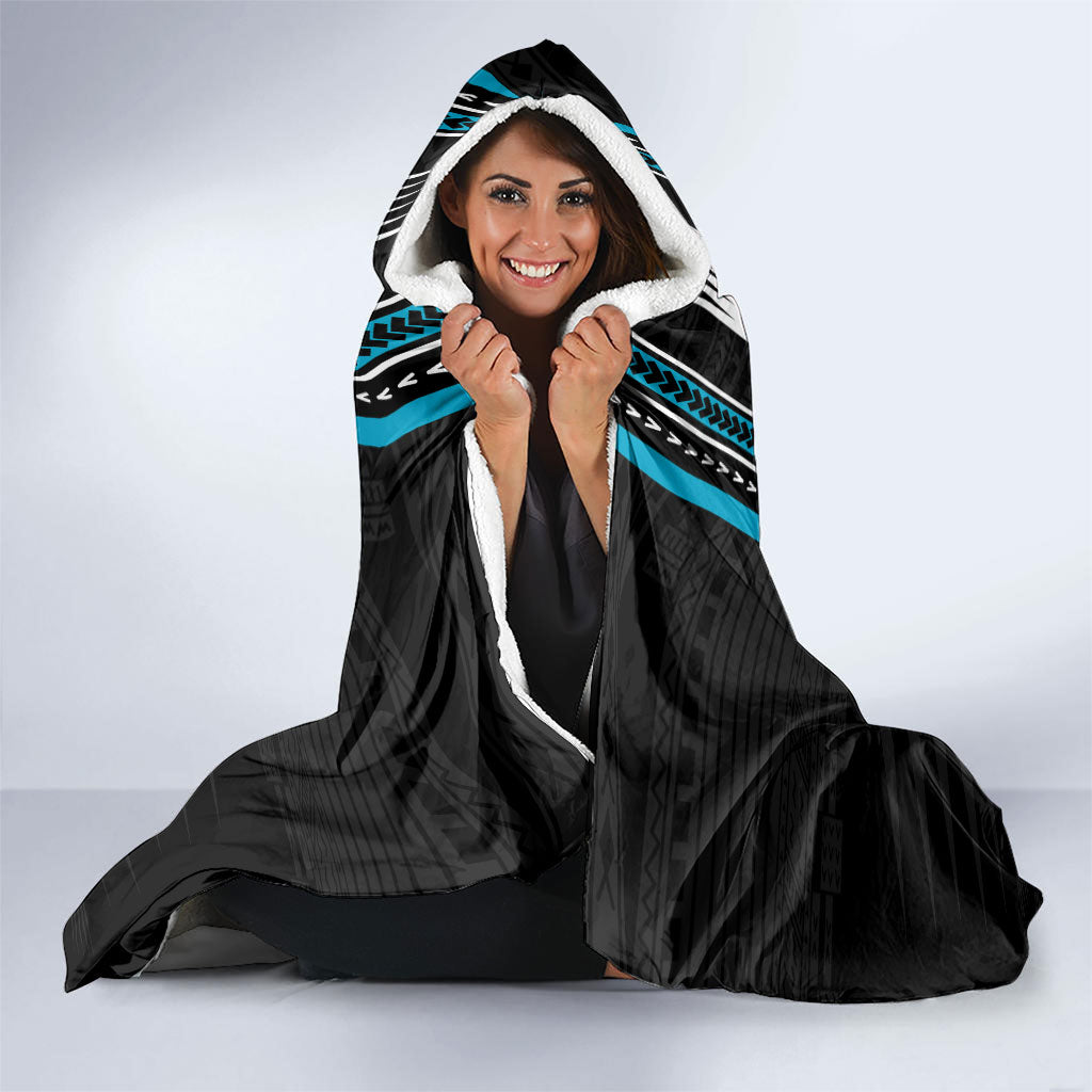Faleula Samoa Hooded Blanket Samoan Tribal Pattern LT05 - Polynesian Pride