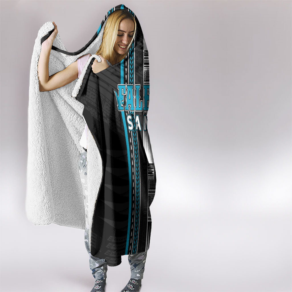 Faleula Samoa Hooded Blanket Samoan Tribal Pattern LT05 - Polynesian Pride