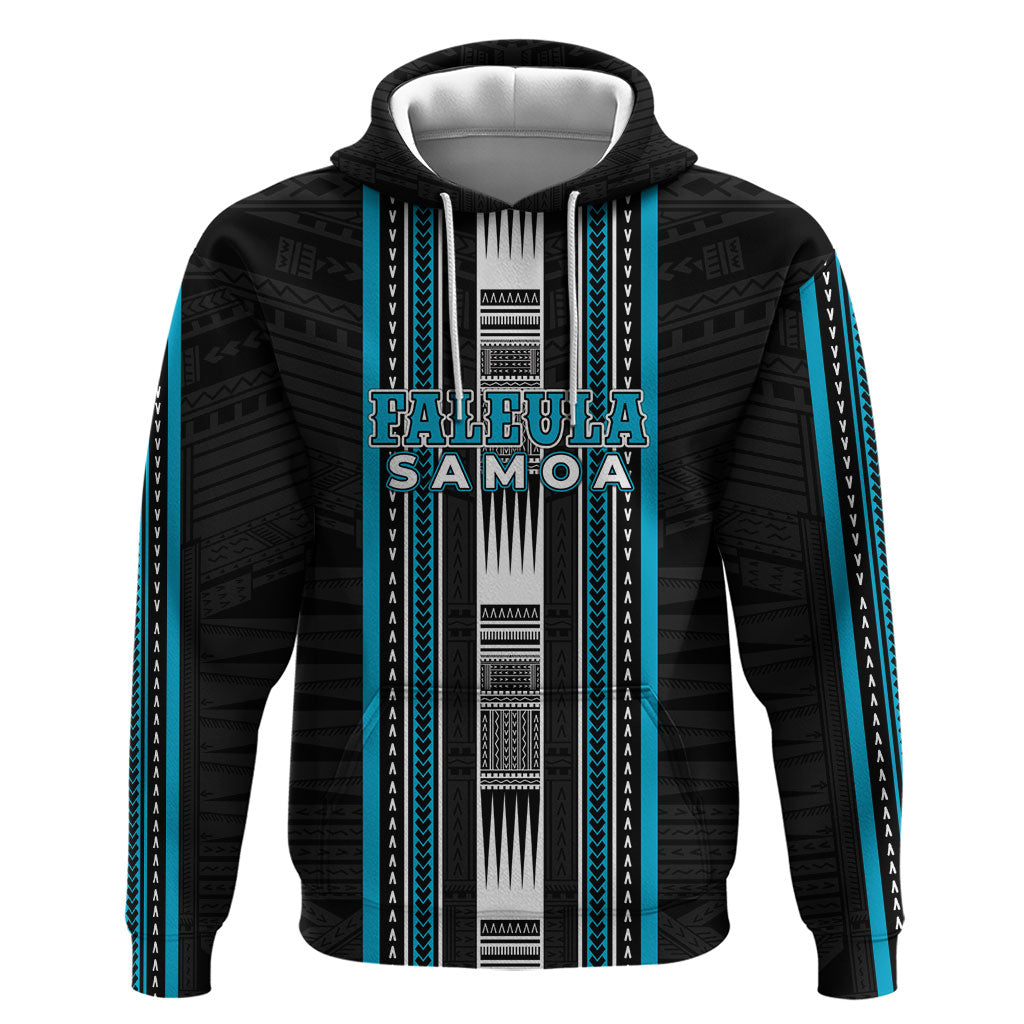 Personalised Faleula Samoa Hoodie Samoan Tribal Pattern