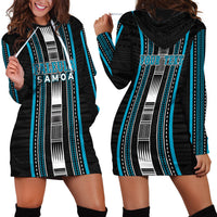 Personalised Faleula Samoa Hoodie Dress Samoan Tribal Pattern