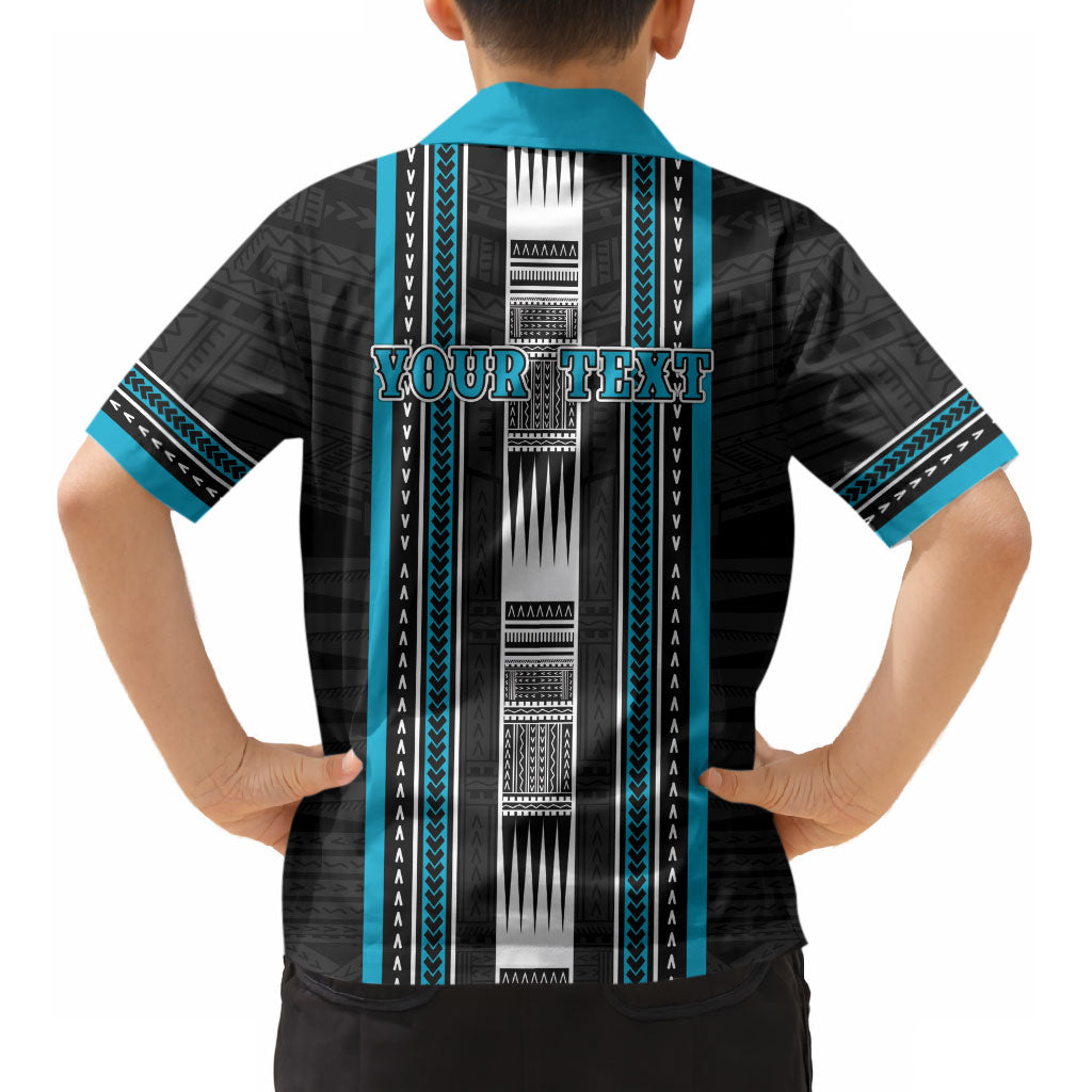 Personalised Faleula Samoa Kid Hawaiian Shirt Samoan Tribal Pattern LT05 - Polynesian Pride
