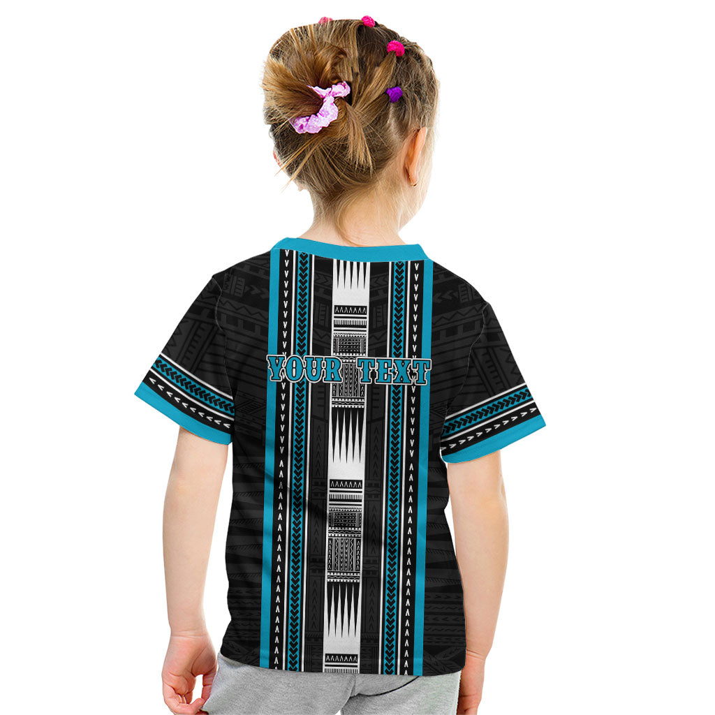 Personalised Faleula Samoa Kid T Shirt Samoan Tribal Pattern LT05 - Polynesian Pride