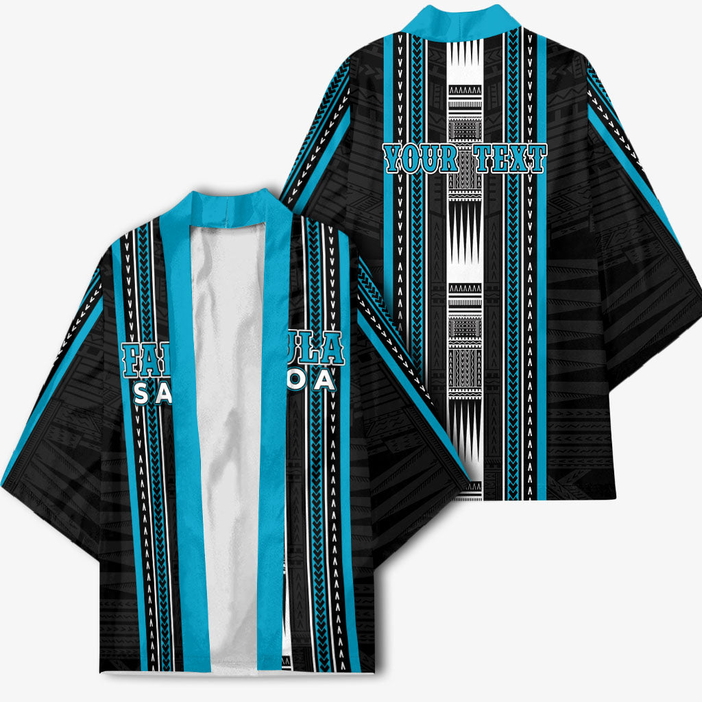 Personalised Faleula Samoa Kimono Samoan Tribal Pattern LT05 - Polynesian Pride