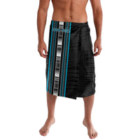 Personalised Faleula Samoa Lavalava Samoan Tribal Pattern LT05 Blue - Polynesian Pride