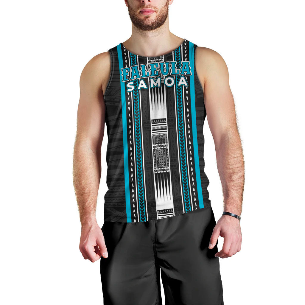 Personalised Faleula Samoa Men Tank Top Samoan Tribal Pattern LT05 - Polynesian Pride
