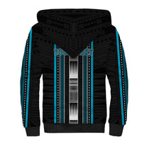Personalised Faleula Samoa Sherpa Hoodie Samoan Tribal Pattern LT05 - Polynesian Pride