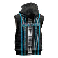 Personalised Faleula Samoa Sleeveless Hoodie Samoan Tribal Pattern LT05 - Polynesian Pride