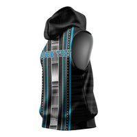 Personalised Faleula Samoa Sleeveless Hoodie Samoan Tribal Pattern LT05 - Polynesian Pride