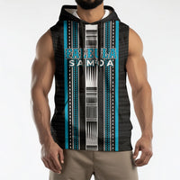 Personalised Faleula Samoa Sleeveless Hoodie Samoan Tribal Pattern LT05 - Polynesian Pride