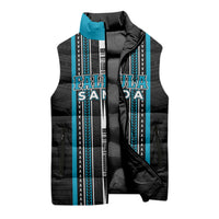 Personalised Faleula Samoa Sleeveless Puffer Jacket Samoan Tribal Pattern LT05 - Polynesian Pride