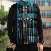 Personalised Faleula Samoa Sleeveless Puffer Jacket Samoan Tribal Pattern LT05 - Polynesian Pride
