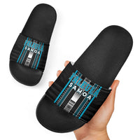 Faleula Samoa Slide Sandals Samoan Tribal Pattern LT05 - Polynesian Pride