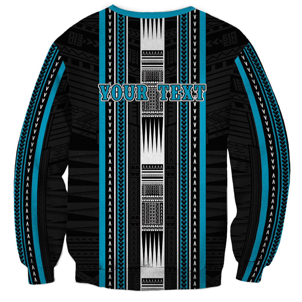 Personalised Faleula Samoa Sweatshirt Samoan Tribal Pattern LT05 - Polynesian Pride