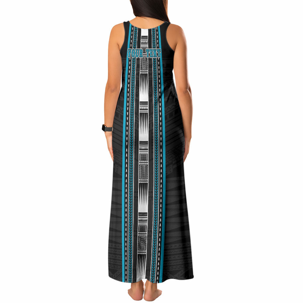 Personalised Faleula Samoa Tank Maxi Dress Samoan Tribal Pattern LT05 - Polynesian Pride