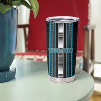 Personalised Faleula Samoa Tumbler Cup Samoan Tribal Pattern