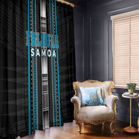 Faleula Samoa Window Curtain Samoan Tribal Pattern LT05 - Polynesian Pride