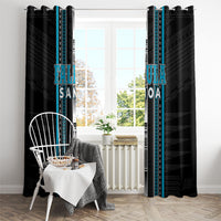 Faleula Samoa Window Curtain Samoan Tribal Pattern LT05 - Polynesian Pride
