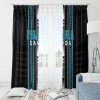 Faleula Samoa Window Curtain Samoan Tribal Pattern LT05 - Polynesian Pride